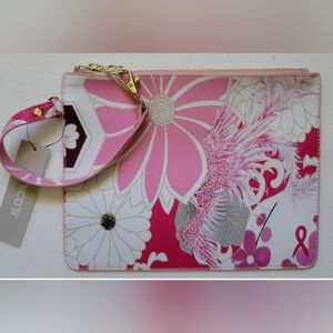 NEW Chico's LBBC Breast Cancer Pink Pouch